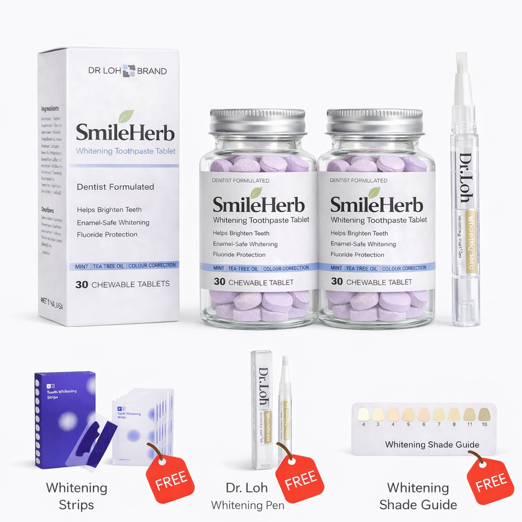 PAKEJ DUO SMILEHERB WHITENING SET